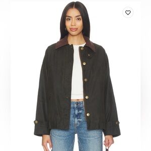 Free People Cori Waxed Jacket- XS